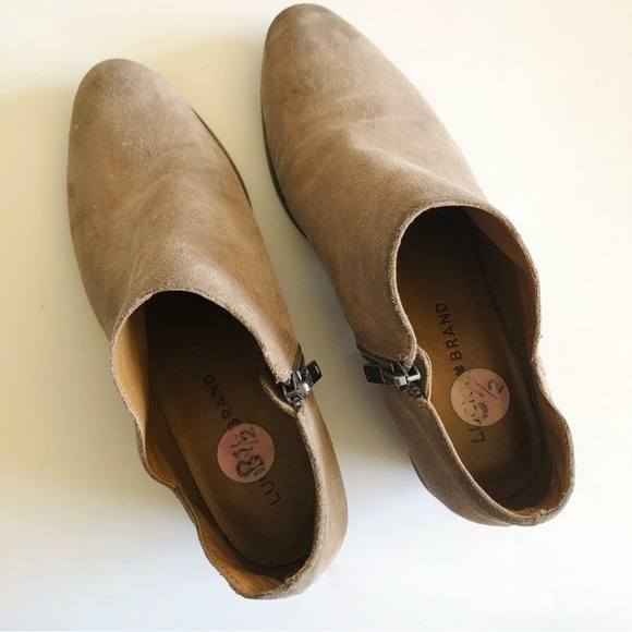 Lucky Brand Fenley Suede Booties - Picture 7 of 14